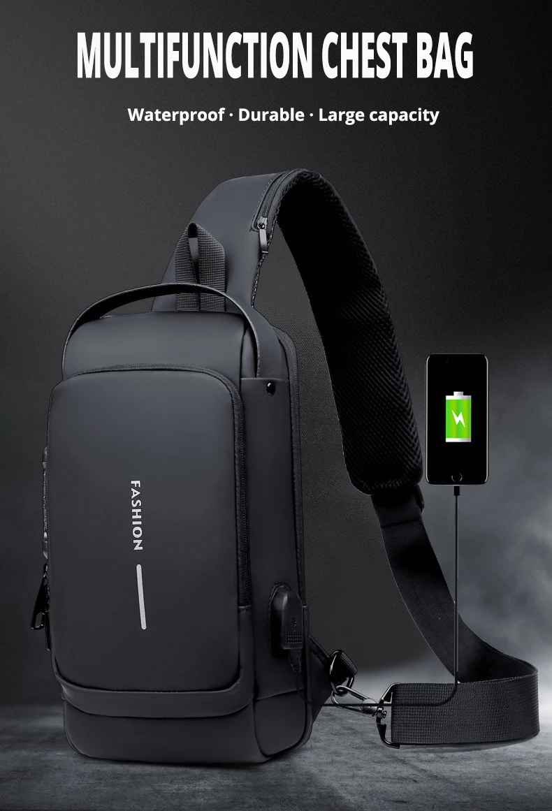 Multifunction Chest Bag β Waterproof, Durable & Stylish