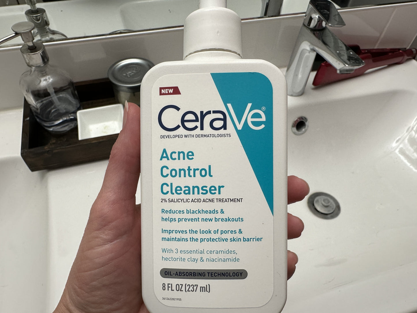 CeraVe Acne Treatment Face Wash