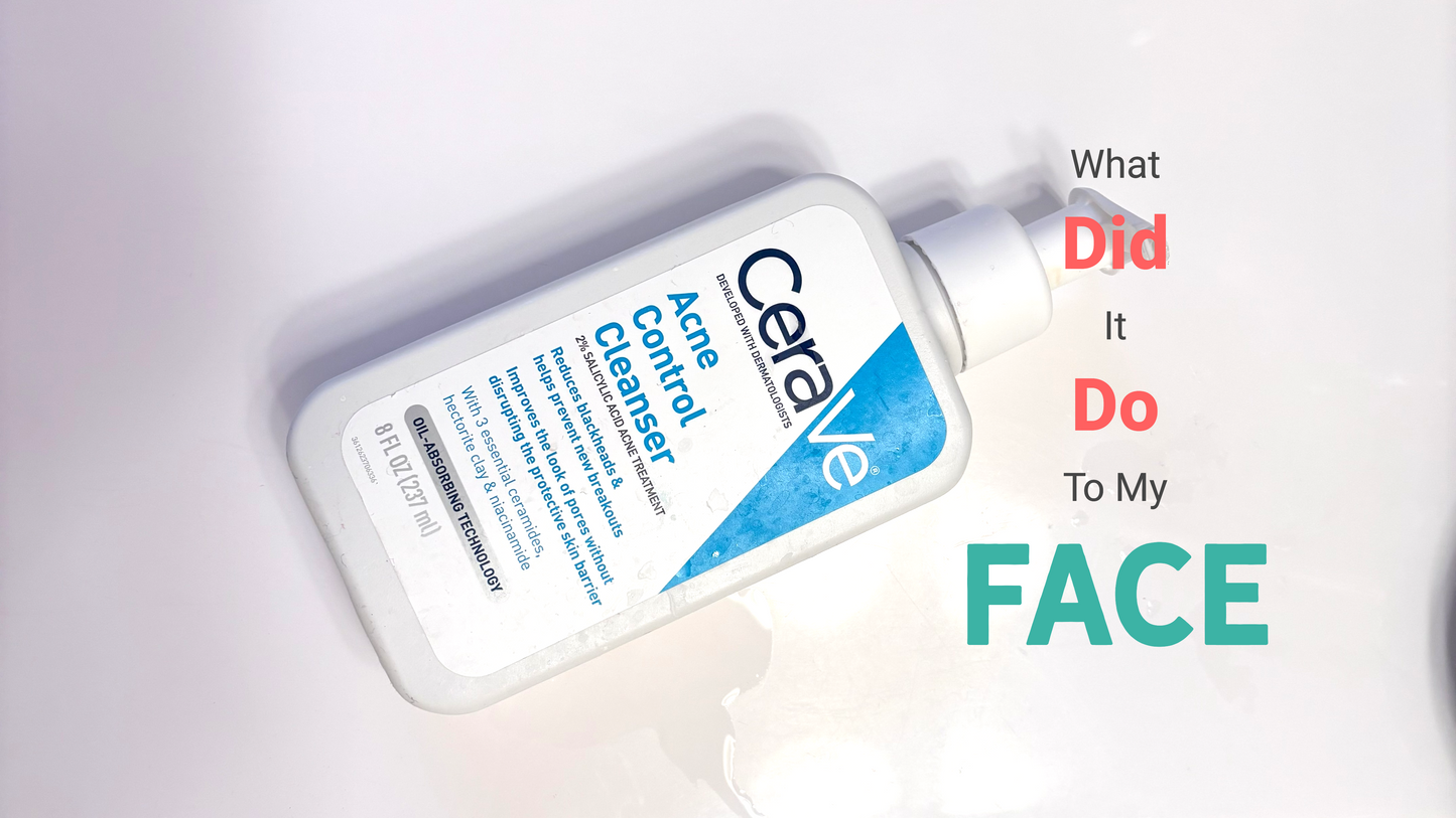 CeraVe Acne Treatment Face Wash