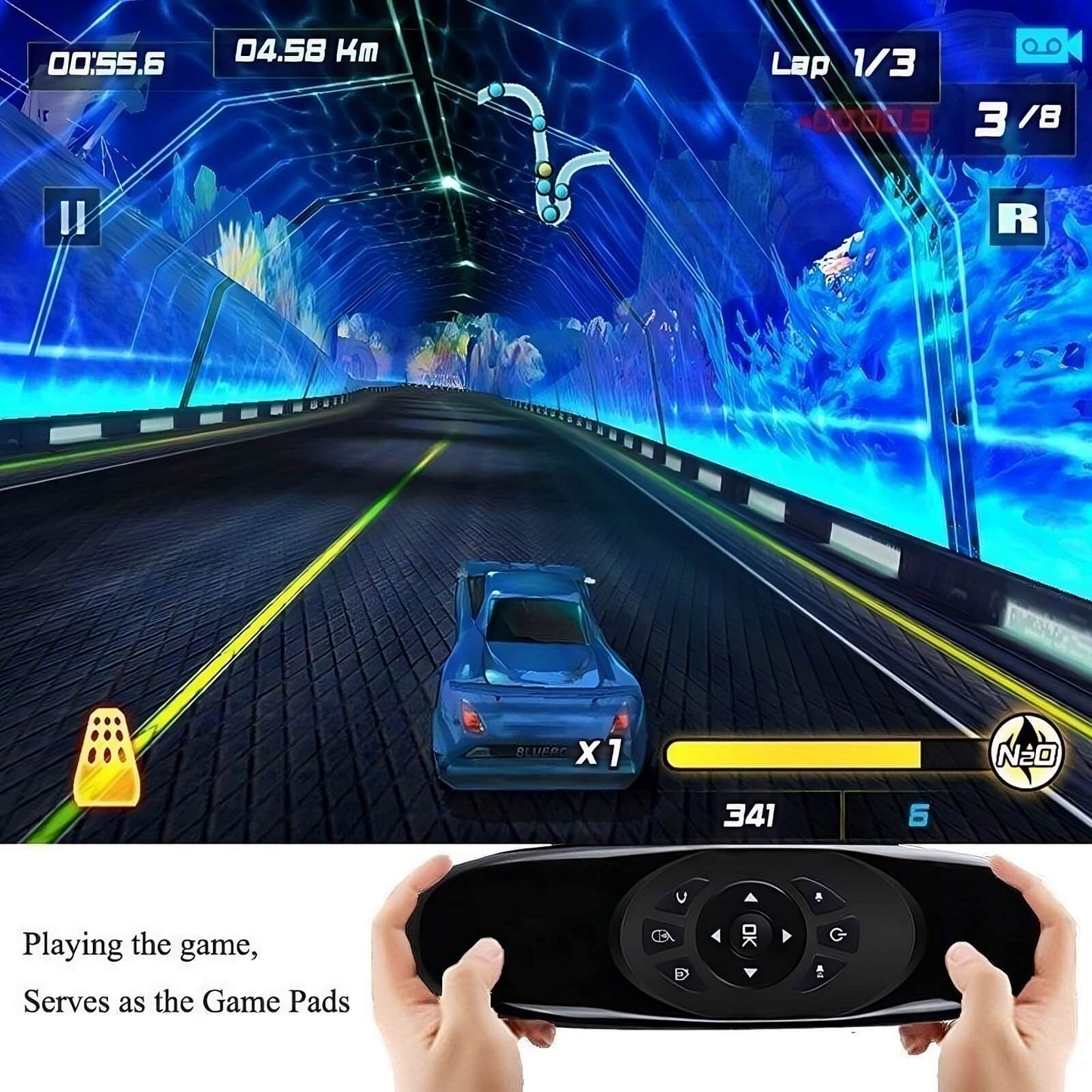 3 in 1 Air Mouse and keyboard Controller
