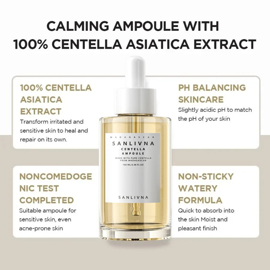 Madagascar Centella Asiatica Ampoule Facial Serum