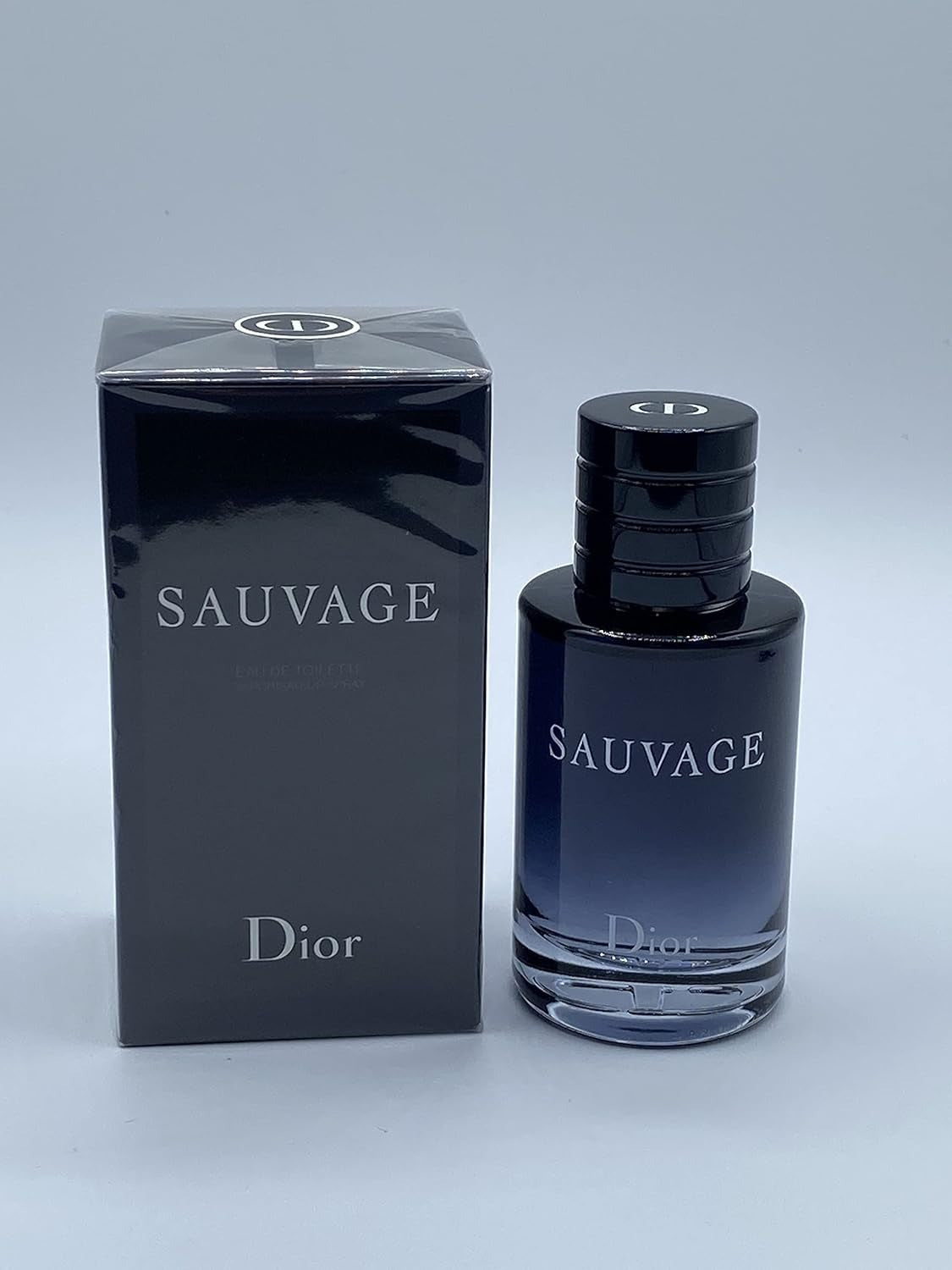Dior Sauvage Parfum Spray for Men 2.0 Ounces, clear