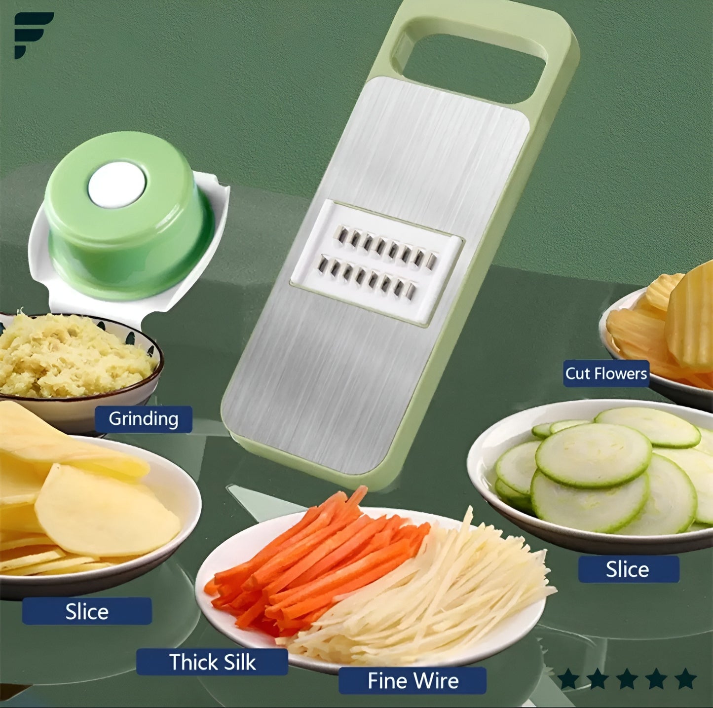 Slicer 5-in-1 Multi-Function Veg Cutter