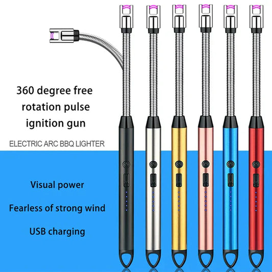 360° USB Rechargeable Electric Lighter (1 Year Warranty)