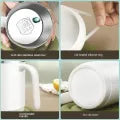 Coffee Mugs Hot Sale 500ml Purple Color 304 Stainless Steel Thermal Mug Breakfast Cup Travel Coffee Mugs