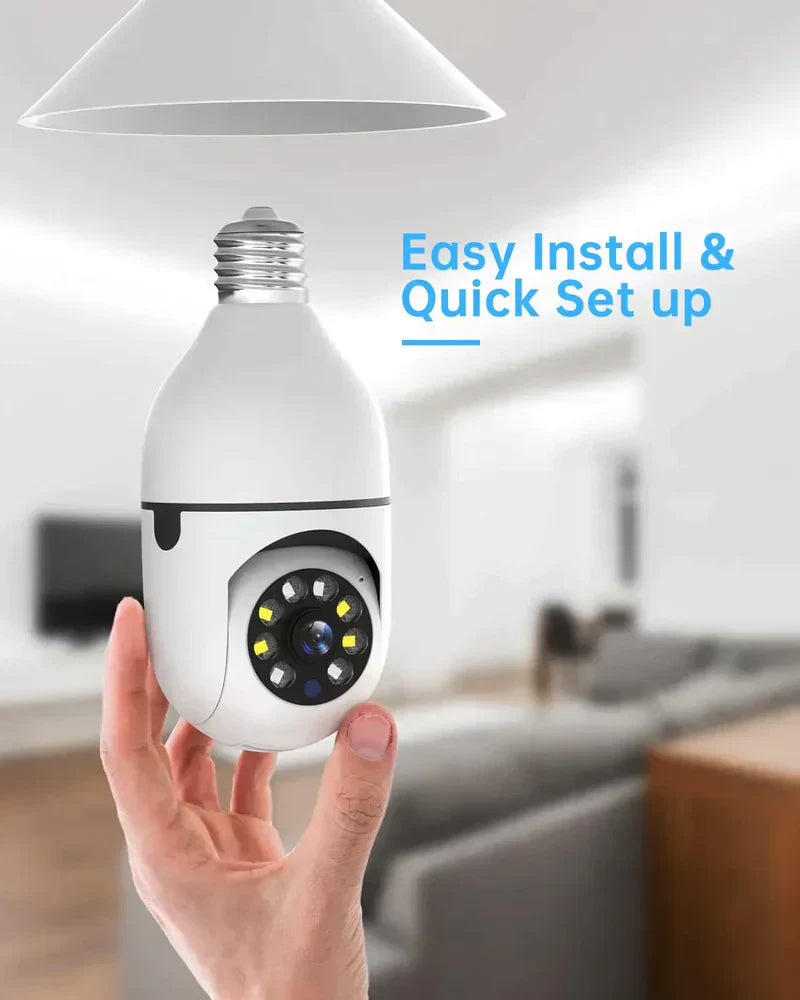 CCTV HD Bulb Camera (30-Days Replacement Guaranty)
