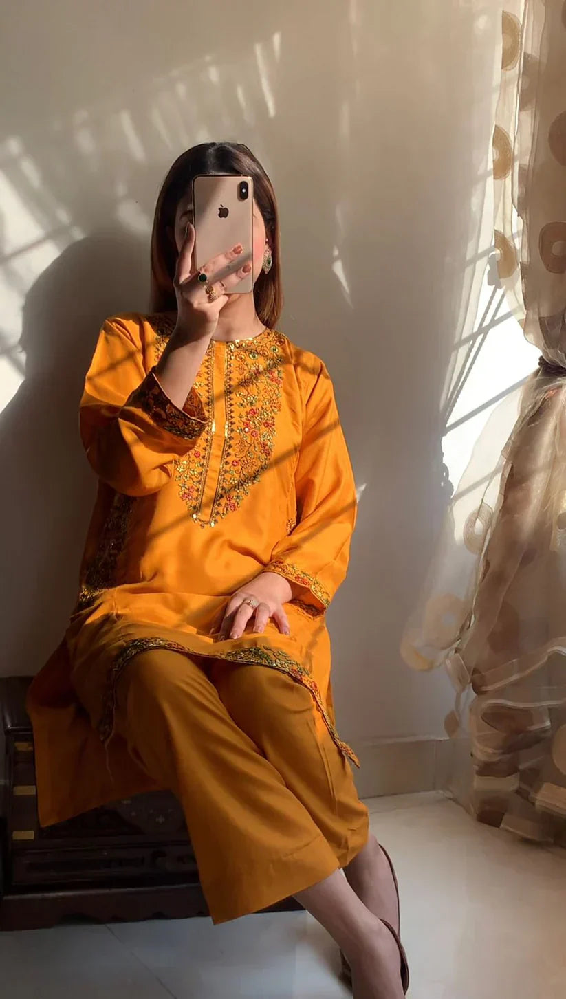 BAGH-E-BAHAR EMBROIDERY 2PCS STITCHED