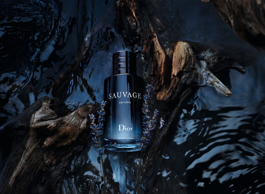 Dior Sauvage Parfum Spray for Men 2.0 Ounces, clear